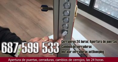 Cambiar cerraduras puertas Cerrajeros Villena 24 horas